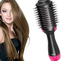 KGBAD Hot Air Brush One Step Hair Dryer & Styler | Hair Dryer Brush Electric Volumizer Hair Straightening Hair and Styler styling Surface Hot Air Blow Brush-image-73