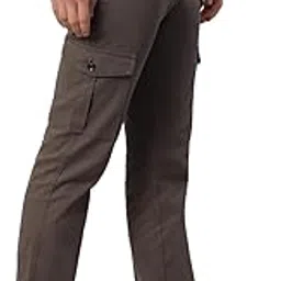 72 degree Men's Solid Cotton Casual Cargo Pant, Comfort Fit, Mid Rise-picture-53