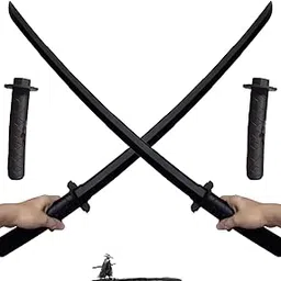 Folding Samurai Katana Toy Sword – Pack of 2 | Ninja Anime Sword Toy for Kids | Retractable Blade for Cosplay, Fancy Dress, Role Play & Halloween-picture-19