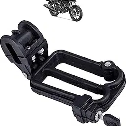 AdroitZ Bike Multipurpose Bike/Helmet Safety Lock for Honda Unicorn_(Black)-picture-19