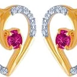 p.c. chandra jewellers Gold and Diamond Stud Earrings for Women-picture-36