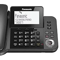 Panasonic Corded and Cordless Nuisance Call Block Combo Telephone Kit, Answering Machine with Talking Caller ID, Import from UK, Model KX-TGF320, 220V-picture-13