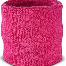 generic Sports Terry Cotton Wristband Sweatband Single Piece 3 Inch x 3 inch (Play2fit)-picture-34