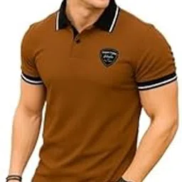 talitha fashion Classic Polo Shirt, Men's Cotton Rich Solid Polo Tshirt | Collar Tshirts | Half Sleeves | Plain-Regular Fit, Casual Wear-picture-20