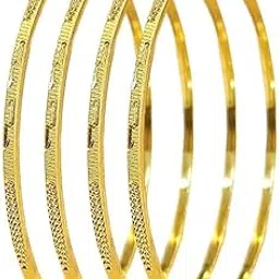 bangleskart Stylish Gold-Plated Chudi for Girls/Women (4Pc)-picture-29
