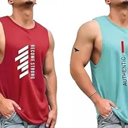 qlipi Regular Fit Multipurpose Sando for Men - Sleeveless (Pack of -2) Sando for Gym, Running, and Outdoor Undershirt-picture-22