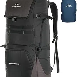 trawoc ROAMER 40 Litre Travel Backpack Laptop Backpack Suitable for Men and Women Casual Bag with Rain Cover Ideal Backpack for Travelling, Trekking, Hiking, SHK022-picture-47