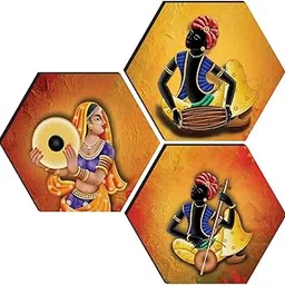 SAF paintings Wood, Engineered Wood, Glass Figures, Landscapes, Religion, Animals, Flowers, Abstract Wall Painting, Multicolour, Abstract, 17 Inch X 17 Inch-image-59