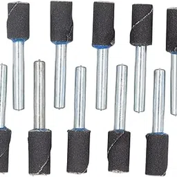 Kwick Cut+® Cylinder Cartridge Rolls 12x20mm with Mandrel 6mm Shank – 10 Pcs Sanding Mop Wheels | Abrasive Grinding & Polishing Tool for Metal, Wood, Rust & Paint Removal (12x20mm, 220, Fine)-picture-46