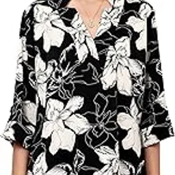 tamiska by narendra kumar Western Tops for Women | Regular Wear,Poly Crepe Material Printed Tops For Girls | Girls Summer Clothing Tops | Stylish Sleeve, Regular fit Tops-picture-14