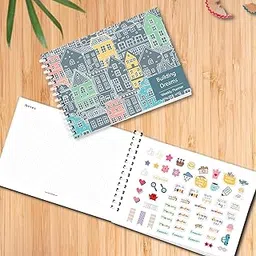 House Of Edi Weekly & Updated Weekly Planner | Monthly Expense & Meal Trackers | Appoinment Organizer | Ruled & Dot Grid | Floral Print | Desk Planner | 116 Pages | Unique and Stylish Designs-picture-29