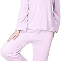 Winter Woolen Night Suits for Women and Girls | Cute Long-Sleeve Fleece Pajama Set | Soft, Stylish, and Warm Nightwear for Ultimate Comfort | Perfect Woolen Winter Nightdress-picture-29