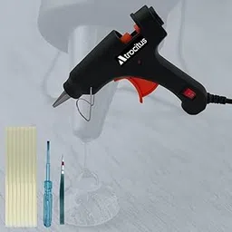 Atrocitus20W Black Glue Gun with Precision Nozzle & 8 Glue Sticks & Tester & Tweezer| Ideal for Arts, Crafts & Quick Fixes-picture-16