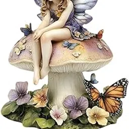 TRENDIVIBE Fairy Garden Stake Decor Sturdy Art Decorative for Garden Pathway Flower Bed 223X282cm-image-80