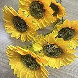 Indus Decor Artificial Sunflowers Bunch, 88cm Tall, Enhance Your Home and Living Spaces (Set of 2)-image-41
