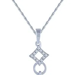 p.c. chandra jewellers 18k (750) Rose Gold and Diamond Pendant for Women-picture-15