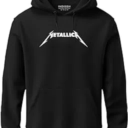 indissh Hoodies | Unisex Hoodie Sweatshirt Music Front Back Printed for Both Girls and Boys MUF-Metal-picture-19