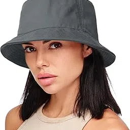 infispace Women's Cotton Bucket Hat with Sun Protection| Summer Beach Sun Cap Packable Fisherman Cap for Travel Outdoor Hiking-picture-55