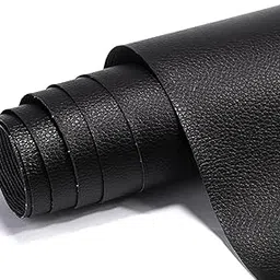 WALLFLY Leather Repair Patch | Self-Adhesive Black PVC Leather Patch for Bean Bag, Sofas, Couch, Furniture, Car Seat, Hand Bags | Anti-Scratch, Waterproof, Rectangular, Size 30 x 60cm-image-34