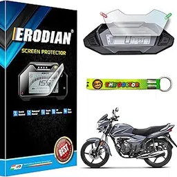 ERODIAN Meter Display Screen Protector, Meter Guard for Honda SP 125 Bikes | Scratch Resistant | Water Resistant | HD Clear Vision (1-Free Random 6 inch Keychain)-image-80