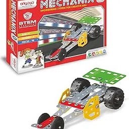 MECHANIX - 0 DIY, Metal Educational, Learning, Stem, Building and Construction Toys, Multicolor-image-15