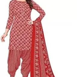 rajnandini Women's Red & White Cotton Blend Printed Unstitched Salwar Suit Material (JOPLDI1072)-picture-38