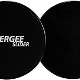 iheartsynergee iheartsynergee Synergee Jet Black Gliding Discs Core Sliders. Dual Sided Use on Carpet or Hardwood Floors. Abdominal Exercise Equipment-picture-17
