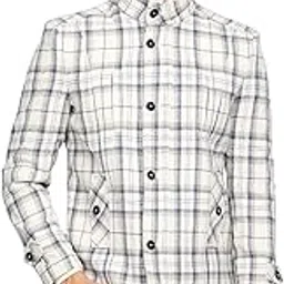 dlanxa Men Check Winter Wear Regular Fit Coat-picture-15