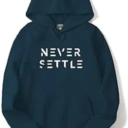 adro Men's Cotton Neck Hooded Sweatshirt (H22-M-SET-SB_Teal_XL)-picture-38