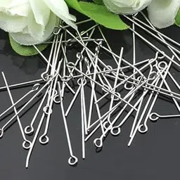 Silver Eye pin for Jwellery Making Pack of 200 Pieces-picture-21