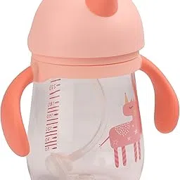 DO RE ME Baby Sipper Bottle 240 ml, Natural Trainer Anti Spill Sippy Cup with Soft Silicone Straw, Anti-Colic, BPA Free & Non Toxic Feediing Bottle for Baby.-picture-30