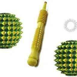 Vihan Marketing Acupressure Wooden Energy Ball Foot & Hand Pointed Acupressure Ball Massager (Multicolor)-image-6