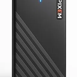 PIXEM High-Speed Slim Portable External Hard Drive USB 3.0 Metal Body, Compatible with PC, Mac, Laptop, PS4, X-Box, iPad, Tablet, Mobile (Black, 1TB)-picture-40
