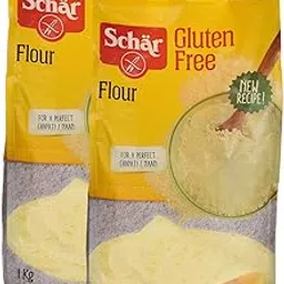 Schär Dr. Schar Gluten Free Flour/Atta | Healthy & Naturally | Mix of Grains Almond Flour, Amaranth Flour, Rice Flour & Chickpea Flour | 1Kg (Pack of 2)-picture-19