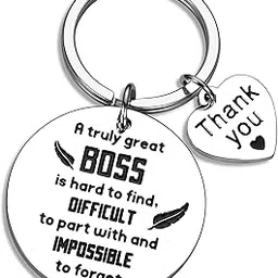 raddimelo Boss Day Gifts for Men Farewell Gifts for Women Boss National Appreciation Keychain Leader Mentor Leaving Gifts Thank You Retirement Administrative Professional Day, Silver, Small-picture-43