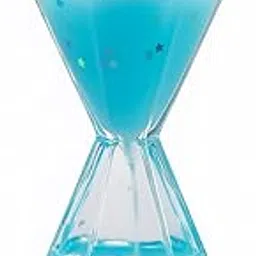 Liquid Motion Bubble Timer, Hourglass Sensory Toy with Colorful Beach Ball, Blue Water, Diamond Shape,Pack of 1-picture-15