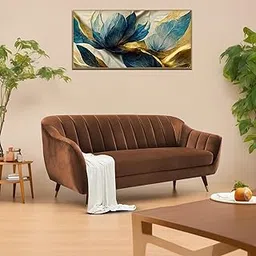 Casaliving Anyse 3 Seater Sofa Set for Living Room (Brown Colour Premium Fabric) Premium Fabric Sofa-picture-20