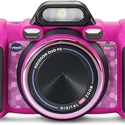 VTech KidiZoom Duo Camera FX Kids Digital Dual Cameras, Pink-picture-14