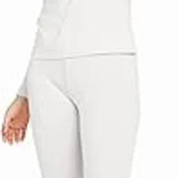 lapasa Women's Thermal Underwear Set, Fleece Lined Long Johns Lightweight Top & Bottom (Thermoflux L17)-picture-45