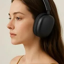 Premium P9 Headphone l Unisex l Wireless Bluetooth Headphones l Over-Ear Design l Bluetooth 5.1 l Passive Noise Cancellation l 6 Hours Battery Life l for Music, Entertainment, Gym, Travel (Black)-picture-33