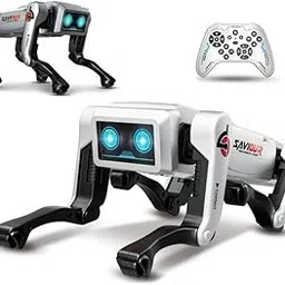 Smart Robot Dog Toy – AI Programmable RC Robot Pet with Voice Control, Dance, Fight, Pee, Kungfu, Songs & More – Interactive Tech Toy for Kids – Rechargeable, Remote-Controlled-image-4