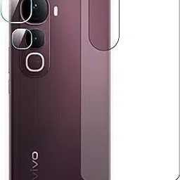 EMUNKS Competible for vivo y400 pro Edge To Edge Back Skin Membrane Transparent with Camera Lens Protector (Pack of 1)-picture-21