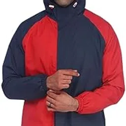 Waterproof Rain Jacket, Men's Hooded Rainwear for Monsoon, Travel, Trekking, Hiking, Camping, Lightweight-image-3