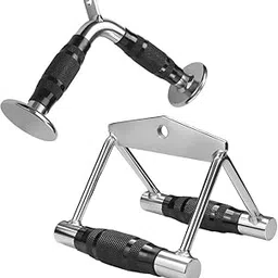 FSENTERPRISES LAT Pull Down Attachment Multi-Option: Rowing Handle and V-Shaped Bar-picture-31