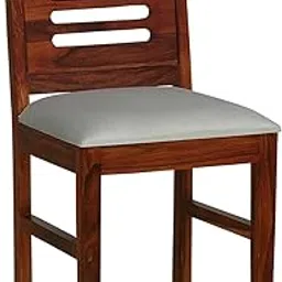 ANUBHAV HANDICRAFTS Solid Sheesham Wood Dining Chair with Cushion for Dining Room Home Office Wooden Study Chairs for Students Garden Outdoor Dining Room Furniture (Honey Finish)-picture-58
