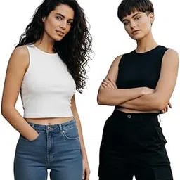 tonzon Croptop for Women Round Neck-picture-48