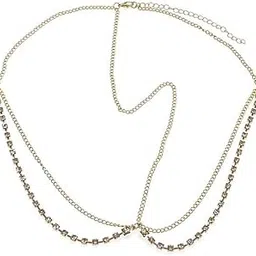 Metal Tassel Rhinestone Headband | Bridal Hair Chain for Women & Girls-picture-49
