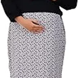 Maternity & Nursing Dress | 2-in-1 Feeding Maxi Dress for Women with Pockets, Elastic Waist & 3/4 Sleeves | Comfortable Pregnancy & Postpartum Wear-image-7