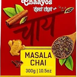 Chaayos Masala Tea - Premium Chai Patti with 100% Natural Spices - 300g [150 Cups] | Masala Chai Patti | Chai Masala | Assam Tea image 1