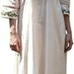 aimers craft Women's Cotton Embroidered Straight Kurti with Pant-picture-38